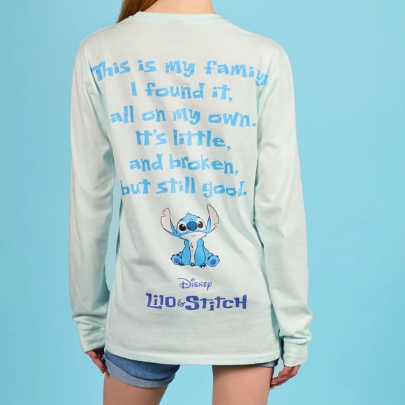 Disney LILO AND STITCH FAMILY LONG SLEEVE T-SHIRT - Picture 3 of 5